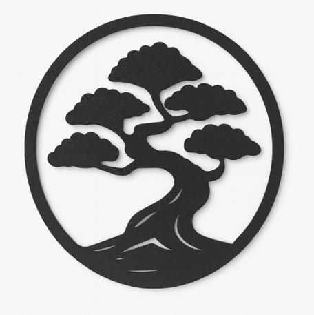 Bonsai Baum Wandkunst