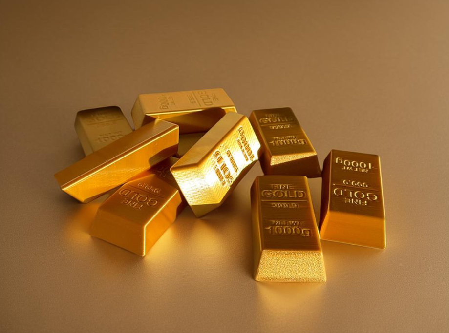 Mini Goldbaren 10 Stück