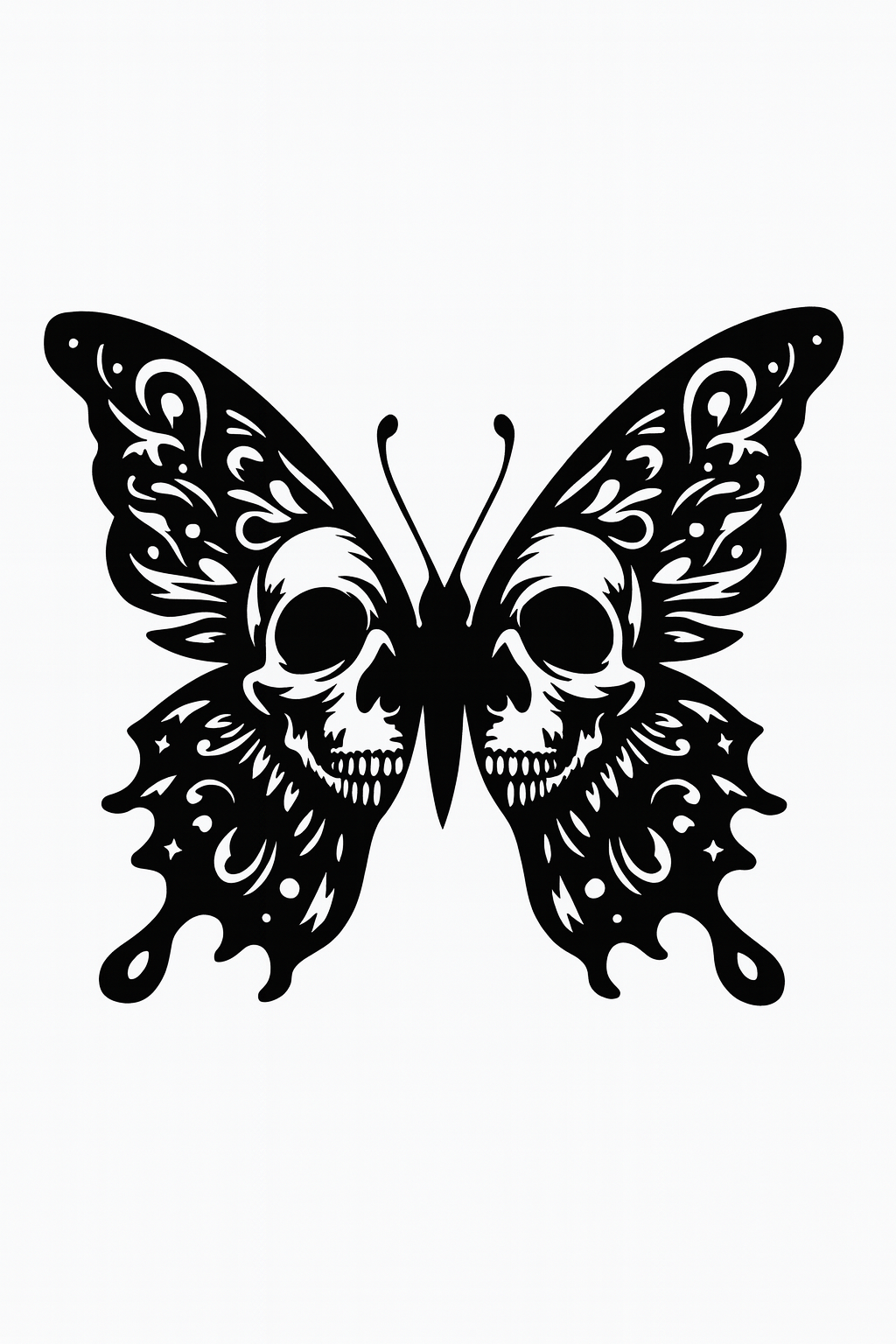 Totenkopfschmetterling Wandkunst