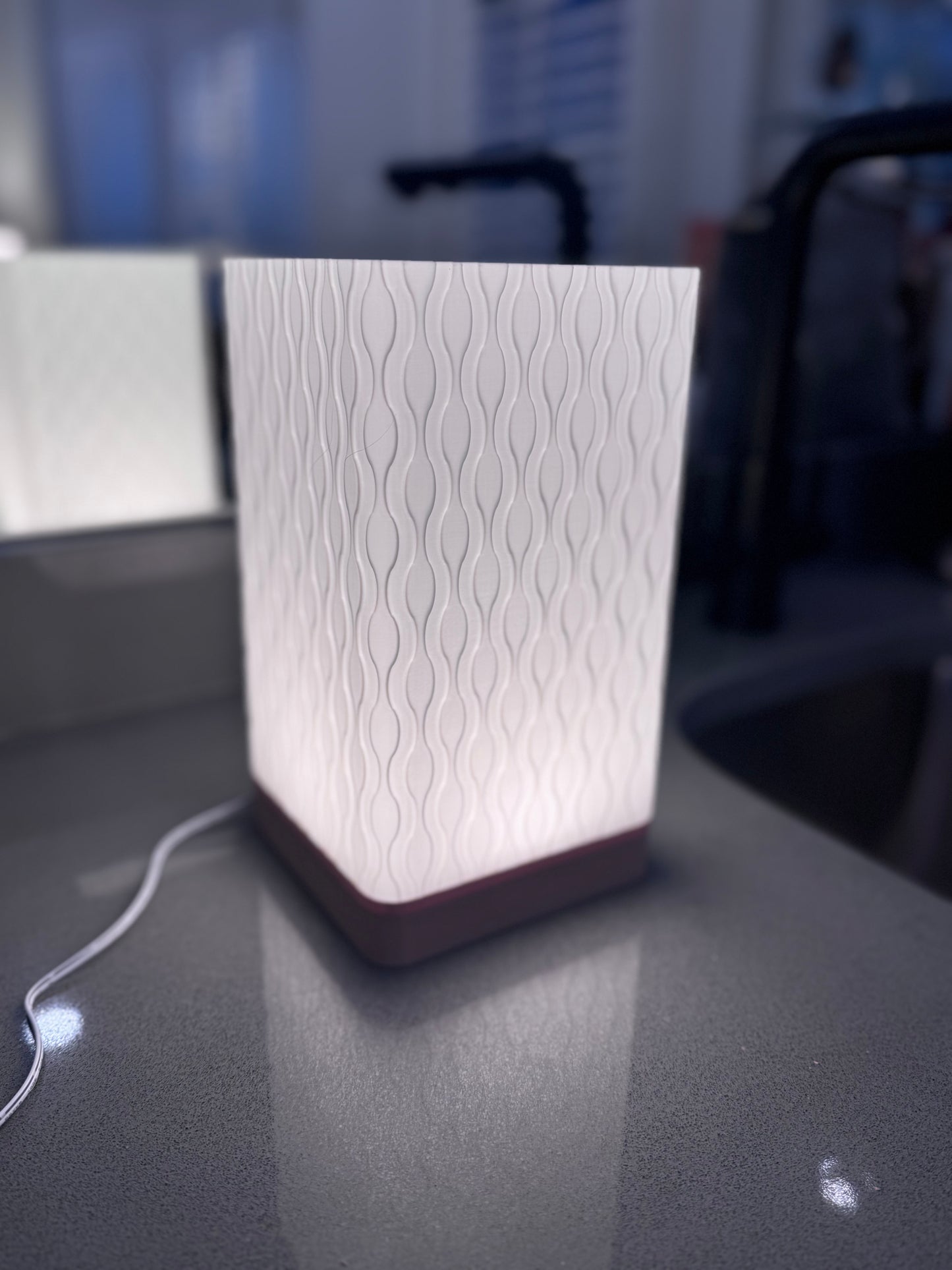 Wellenlampe-Retro (ohne Leuchtmittel)