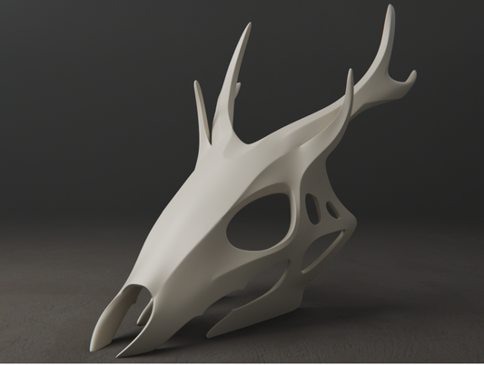 Moderner Rehschädel