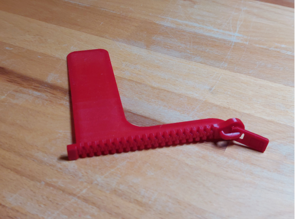 Reißverschluss Lesezeichen