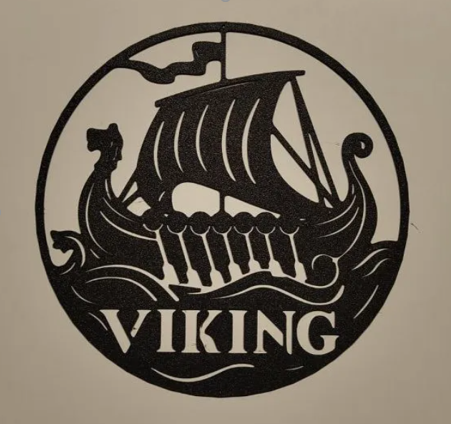 Wikingerschiff Wandkunst