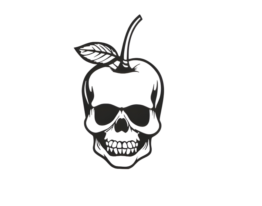 Totenkopfapfel Wandkunst