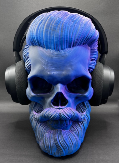 Totenkopf Kopfhörerhalter