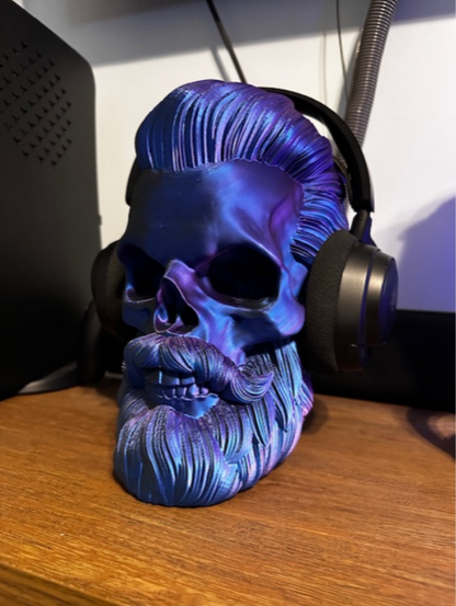 Totenkopf Kopfhörerhalter