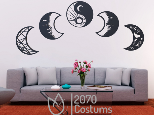 Mond Wandkunst