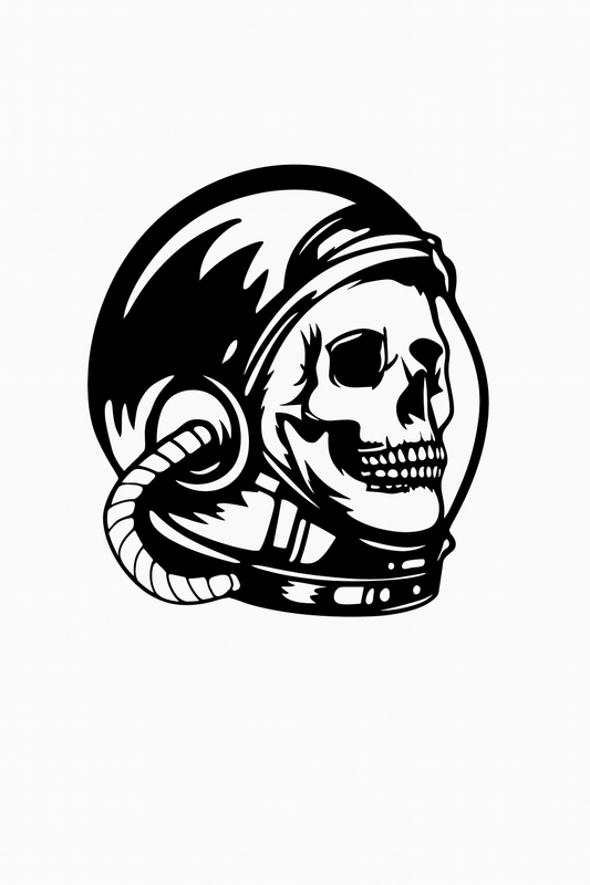 Astroskull Weltraumschädel Wandkunst