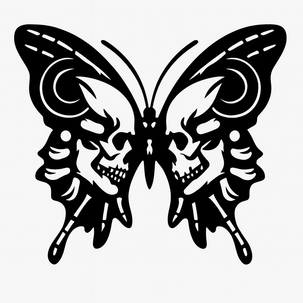 Totenkopfschmetterling Wandkunst