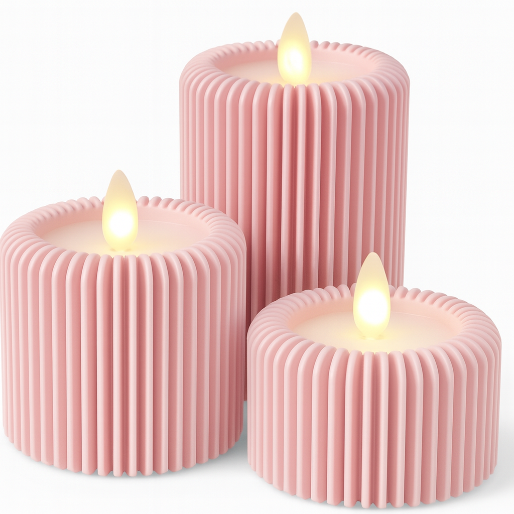 Stylische Kerzenhalter – dekoratives Set (3 Stück)