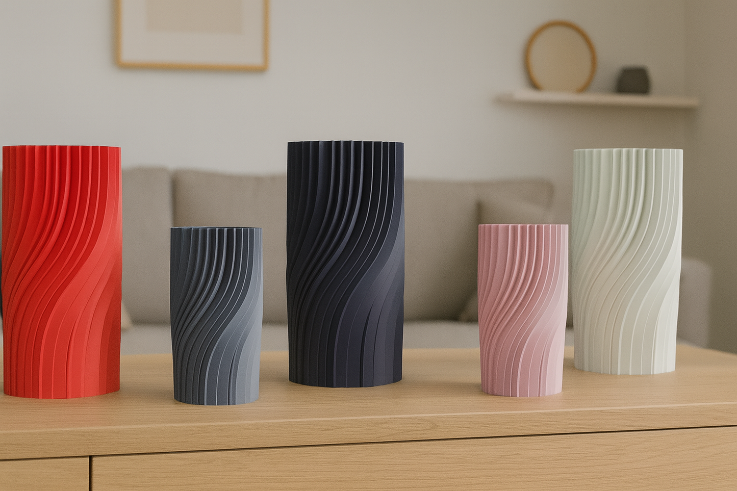 Elegante Moderne Vase