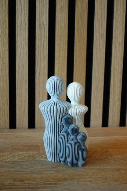 Familienstatuen 4 Varianten