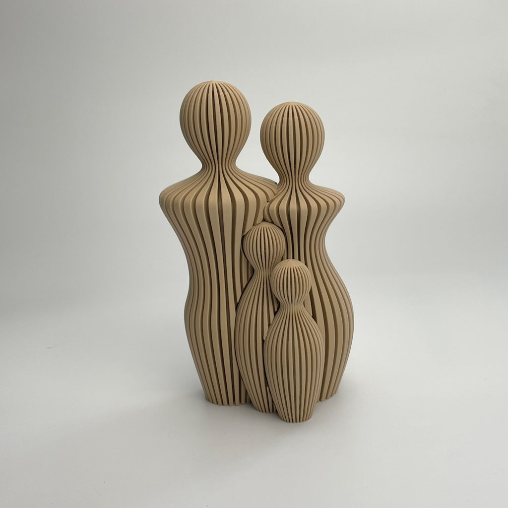 Familienstatuen 4 Varianten