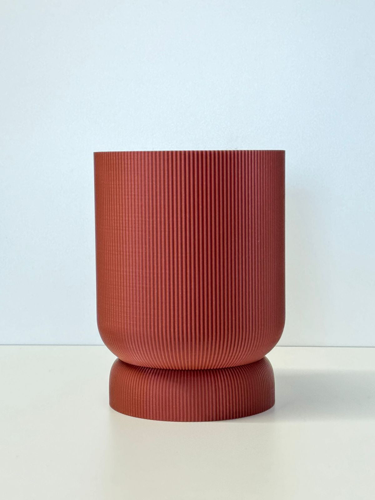 Blumentopf mit Dreh-/Verschluss-Abtropfschale Set