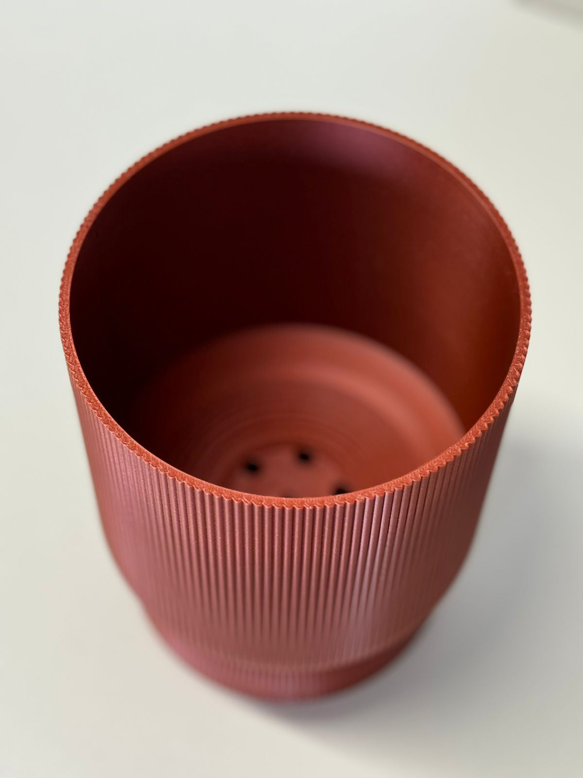 Blumentopf mit Dreh-/Verschluss-Abtropfschale Set