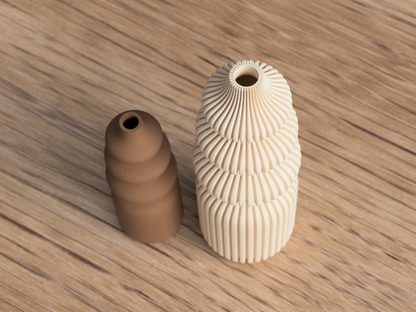 Skandinavisch Nordische Vase 2 Stück