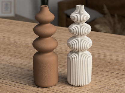 Skandinavisch Nordische Vase 2 Stück