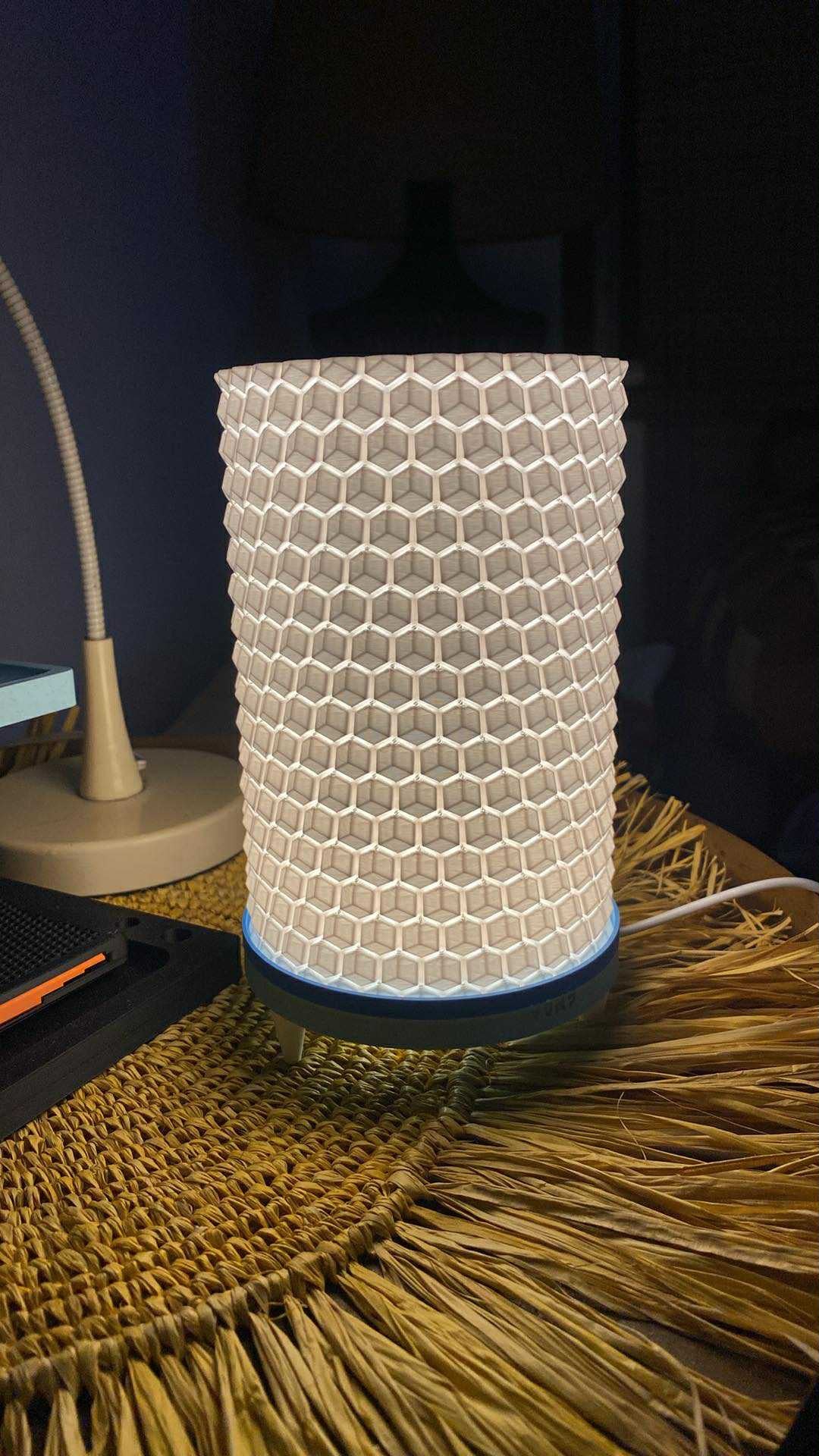 Bienenwaben Lampe (ohne Leuchtmittel)