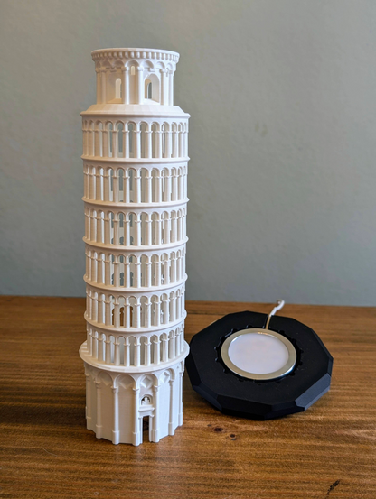 Schiefer Turm von Pisa - LED-Lampe (ohne Leuchtmittel)