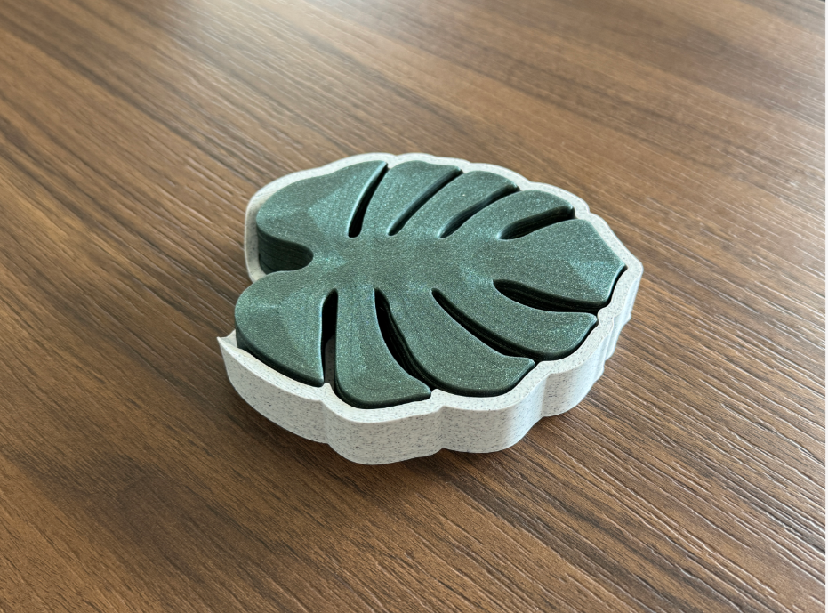 Monstera-Untersetzerset 6 Stück