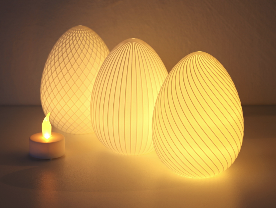 Eier Trio (ohne Leuchtmittel)