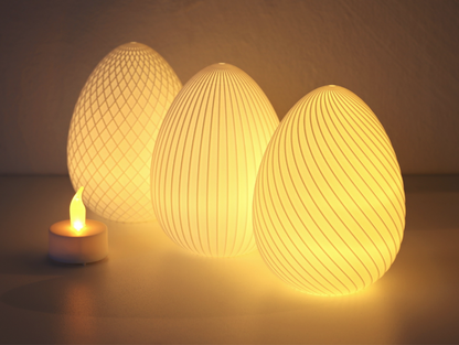 Eier Trio (ohne Leuchtmittel)