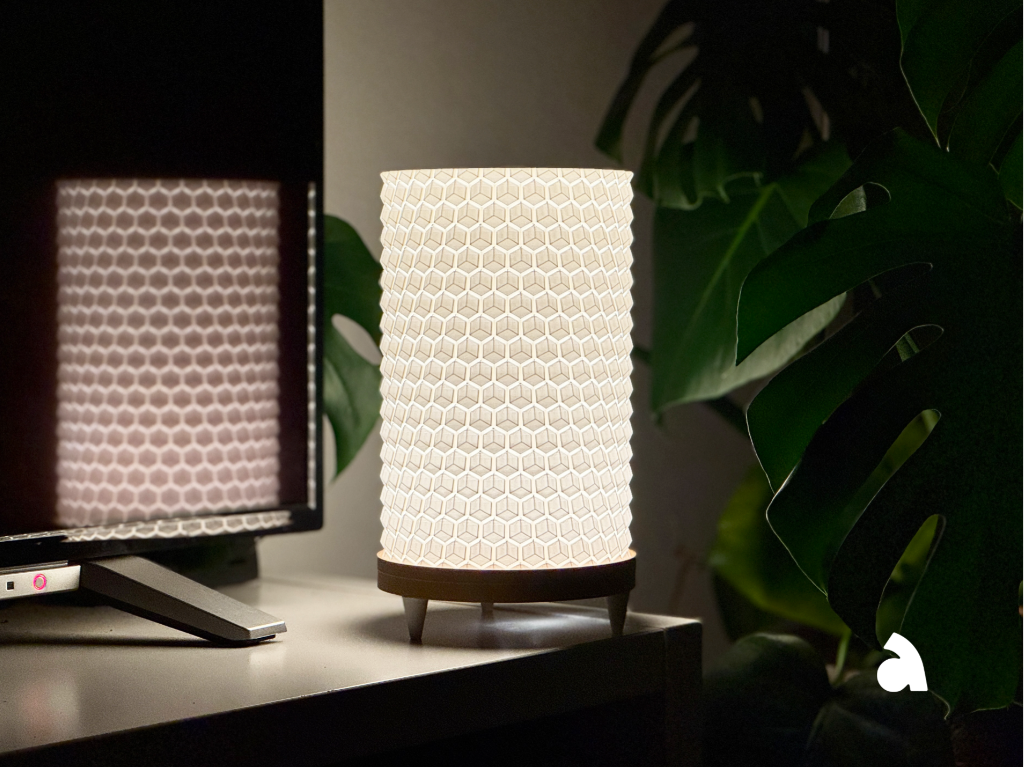 Bienenwaben Lampe (ohne Leuchtmittel)