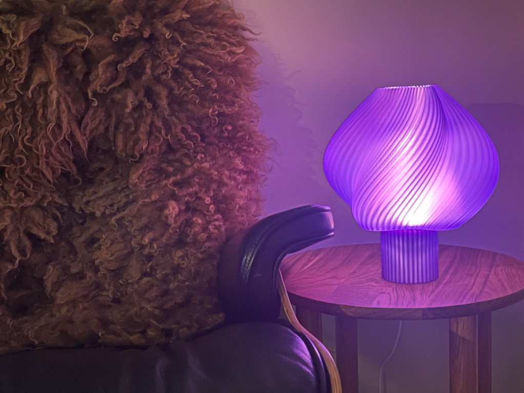 Softis-Lampe ohne Leuchtmittel