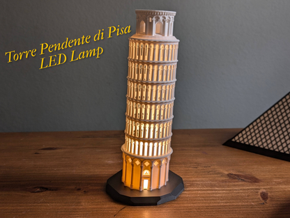 Schiefer Turm von Pisa - LED-Lampe (ohne Leuchtmittel)
